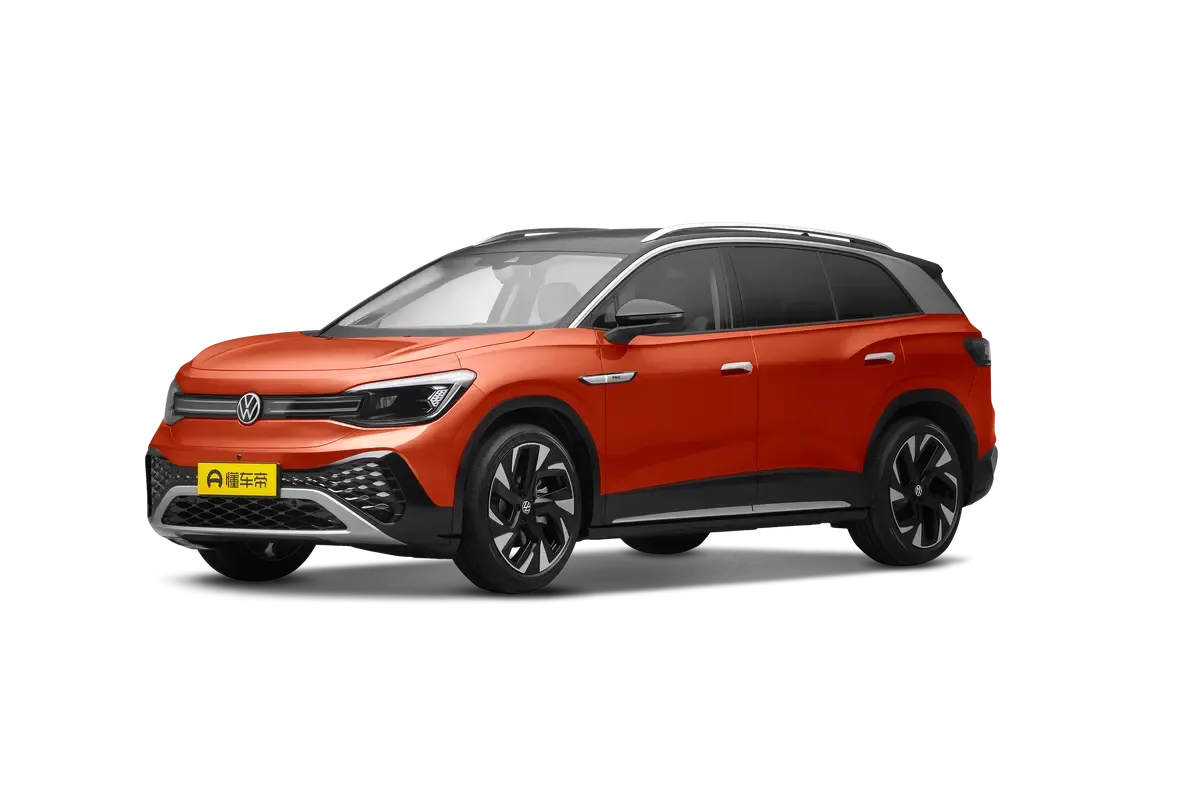 Электромобиль VOLKSWAGEN ID6 Pro (оранжевый/черный)_360