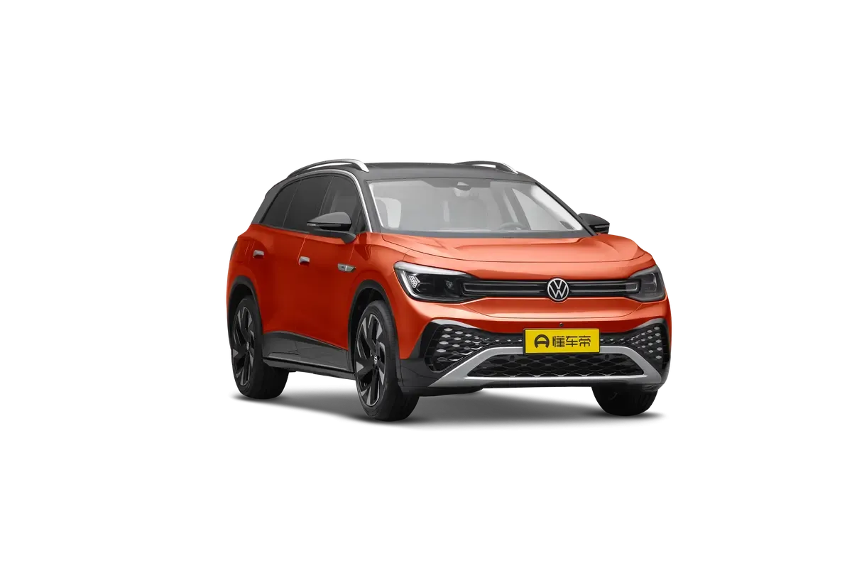 Электромобиль VOLKSWAGEN ID6 Pro (оранжевый/черный)_360