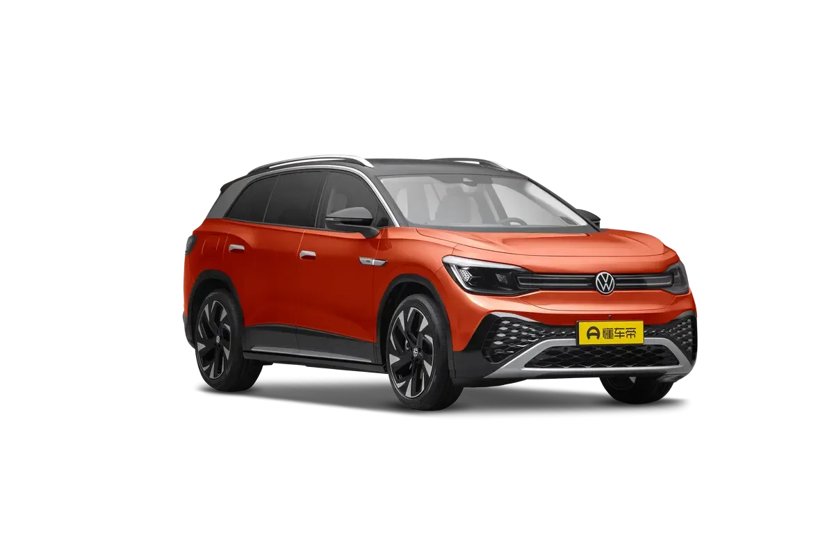 Электромобиль VOLKSWAGEN ID6 Pro (оранжевый/черный)_360