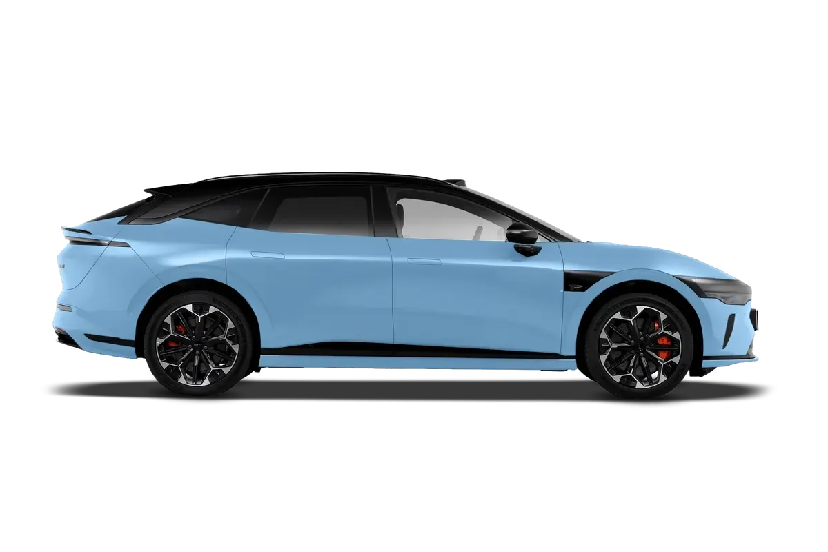 Электромобиль Zeekr 007 GT 2WD 75kw (голубой/черный)_360