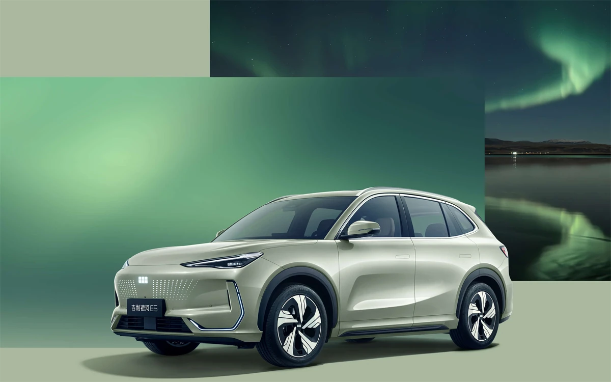Geely Galaxy E5 зеленый