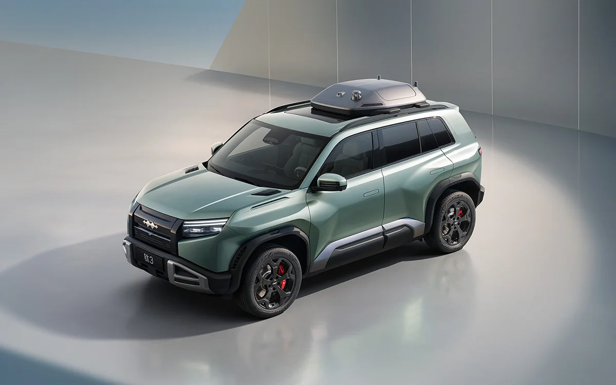 BYD Leopard 3 зеленый